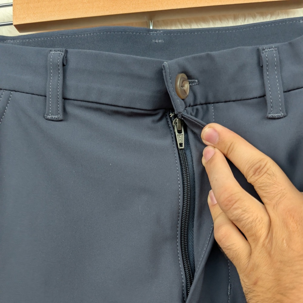 Patagonia Pants Mens 39x30 Gray Blue Straight Leg Transit Traveler 5-Pocket - Picture 16 of 16